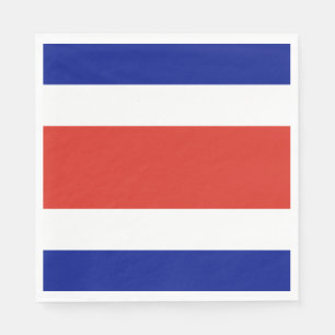 Costa Ricas civila flagga Pappersservett