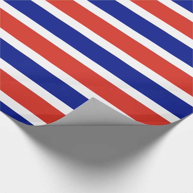 Costa Ricas civila flagga Presentpapper (Hörn)