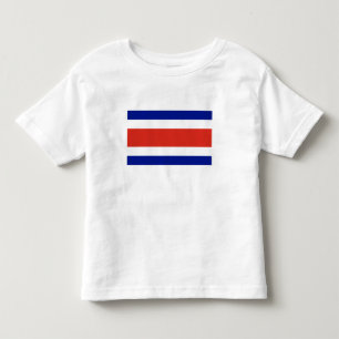 Costa Ricas civila flagga T Shirt