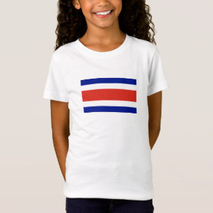 Costa Ricas civila flagga T Shirt