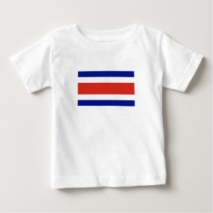 Costa Ricas civila flagga T Shirt