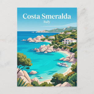 Costa Smeralda Italien Vykort