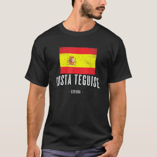 Costa Teguise Spain Es Flagga City Bandera Ropa T Shirt