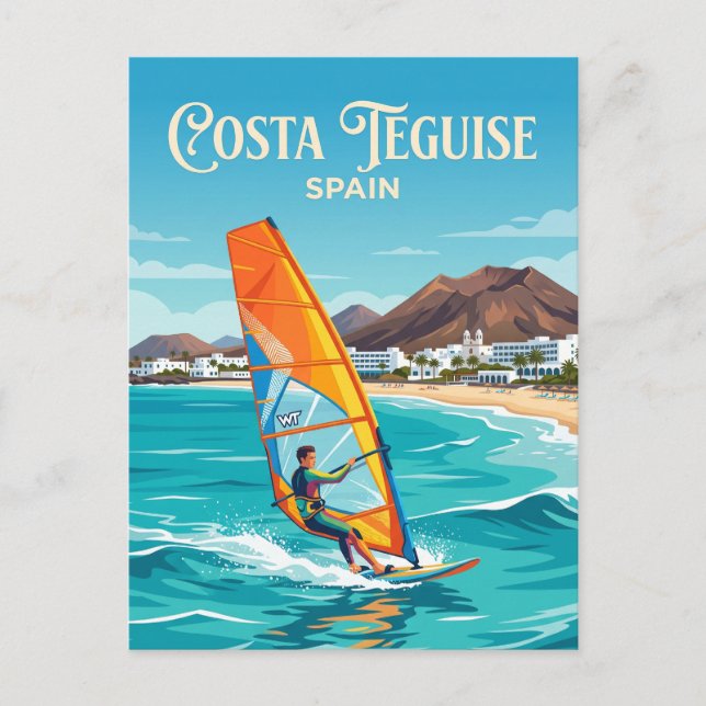Costa Teguise Spanien Vykort (Framsida)