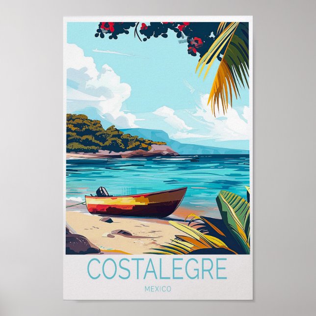 Costalegre Travel Poster (Framsidan)