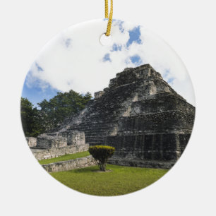 CostaMaya Mayan Chacchoben fördärvar Julgransprydnad Keramik