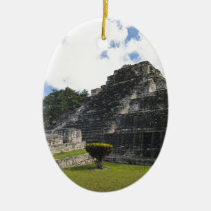 CostaMaya Mayan Chacchoben fördärvar Julgransprydnad Keramik