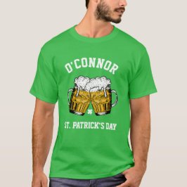Costum Namn hade tur Shamrock St. Patrick's Day T Shirt