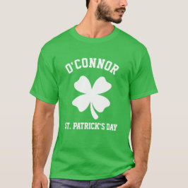 Costum Namn hade tur Shamrock St. Patrick's Day T Shirt