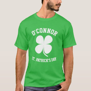 Costum Namn hade tur Shamrock St. Patrick's Day T Shirt