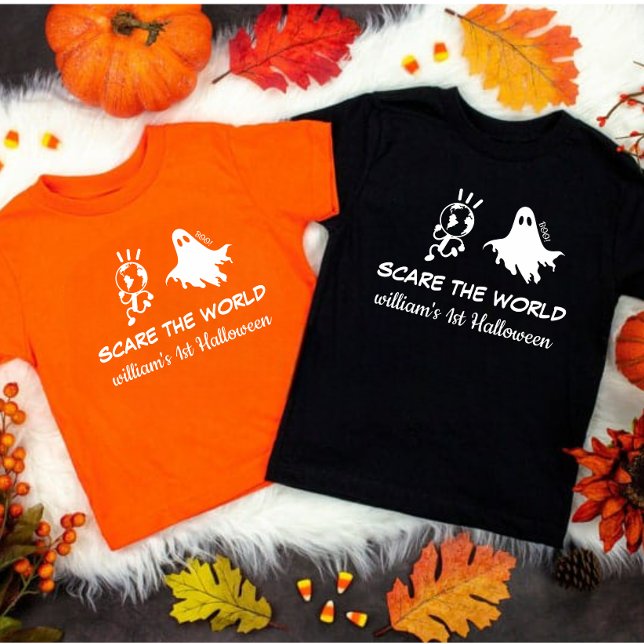 Costume 1st Halloween Pumpkin Funny Baby T Shirt (Skapare uppladdad)