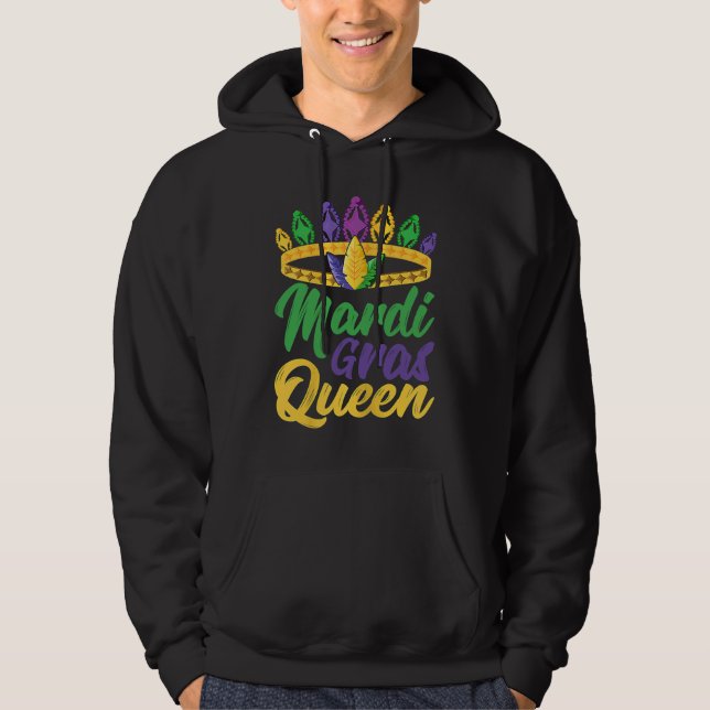 Costume Carnival  Queen Mardi Gras Party Costume Hoodie (Framsida)