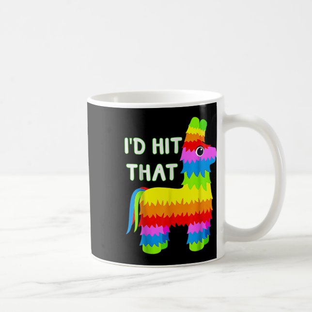 Costume Cinco De Mayo Funny Ideas ID Slå att Pina Kaffemugg (Höger)
