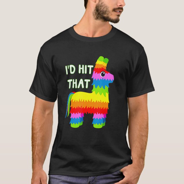 Costume Cinco De Mayo Ideas jag Slått Pinata T Shirt (Framsida)