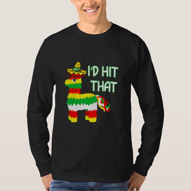 Costume Cinco De Mayo Ideas jag Slått Pinata T Shirt (Framsida)