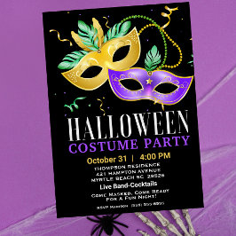 Costume Cocktails Vuxen Halloween Inbjudningar