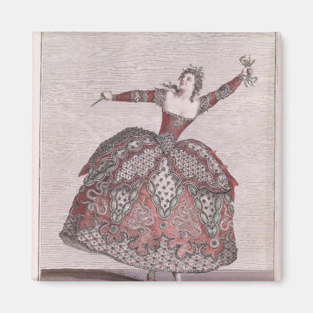 Costume design a Fury in 'Hippolyte et Aricie' Magnet (Framsidan)