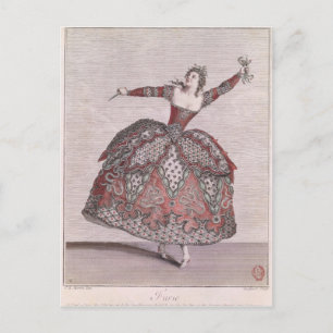 Costume design a Fury in 'Hippolyte et Aricie' Vykort