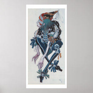 Costume-design för den ondskefulla äljens Pageboy Poster