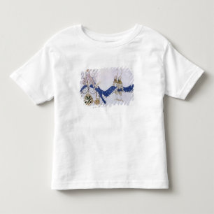 Costume design för drottningen och hennes sidor, f tee shirt