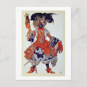 Costume design för drottningens vaktmästare, från vykort