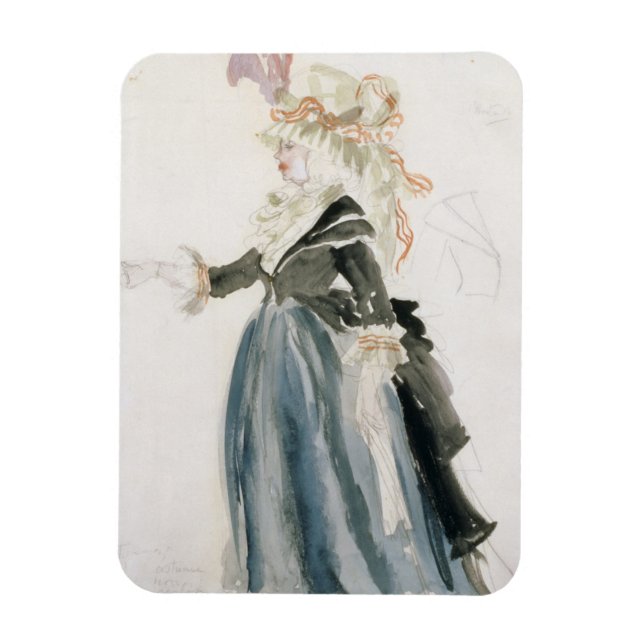 Costume design for 'Misa Sert' as 'Une Dame de la Magnet (Vertikal)