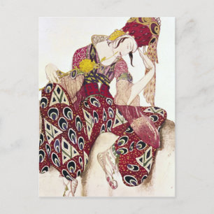 Costume design for Nijinsky at ballet 'La Vykort