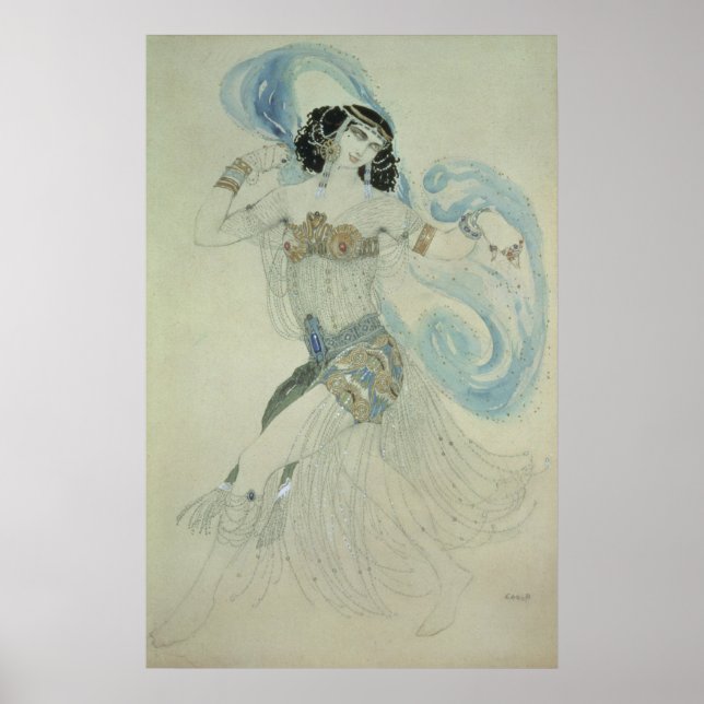 Costume-design för Salome Poster (Framsidan)