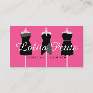 Costume Designer Mode Seamstress Alterations Visitkort