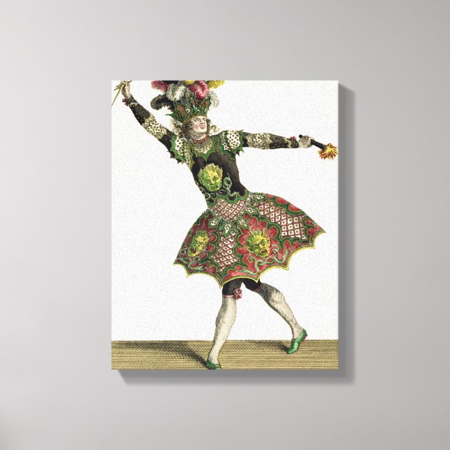 Costume for a demon in 'Armide', 'Psyche' and suve Canvastryck (Framsida)