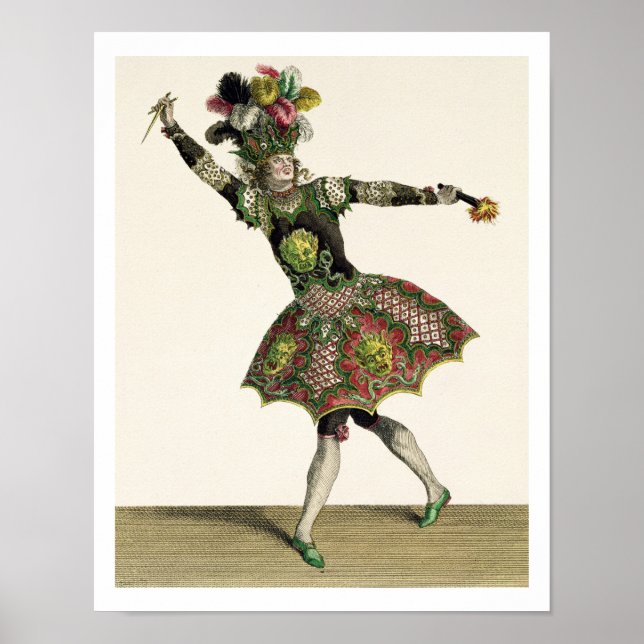 Costume for a demon in 'Armide', 'Psyche' and suve Poster (Framsidan)