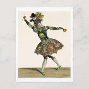 Costume for a demon in 'Armide', 'Psyche' and suve Vykort