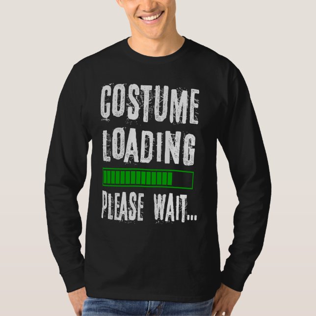 Costume Loading No Costume Carnival Women Men Kids T Shirt (Framsida)
