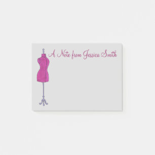 Costume Mode Design Designer Mannequin Post sitt Post-it Block