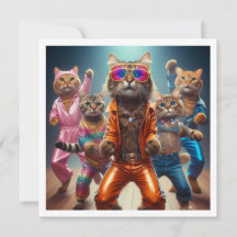 Costume party, Disco-dance party, cat