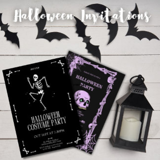 Costume party halloween Children Modern Inbjudningar