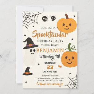 Costume Party Trick-or-Treat Inbjudan