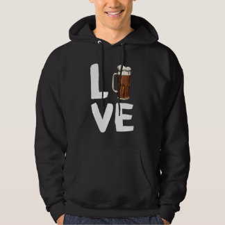 Costume Root Beer för Beer Älskare Rootöl KÄRLEK Hoodie