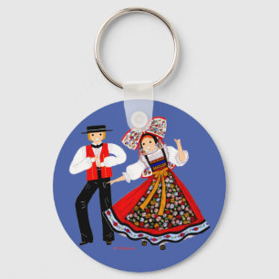 Costume Tradinel d'Alsace, Frankrike Nyckelring