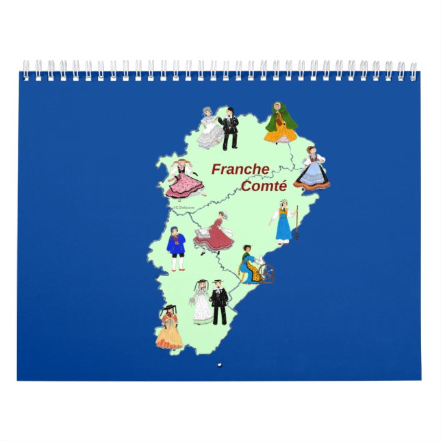 Costume traditionnel de Franche-Comté Kalender (Omslag)