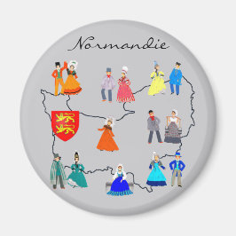 Costumes de Normandie, Frankrike Magnet