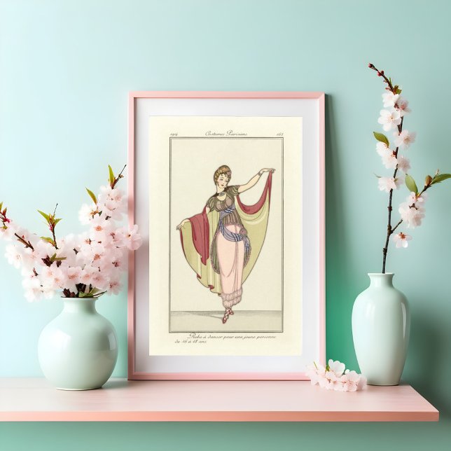 Costumes Parisiens- Dance dress Poster (Skapare uppladdad)
