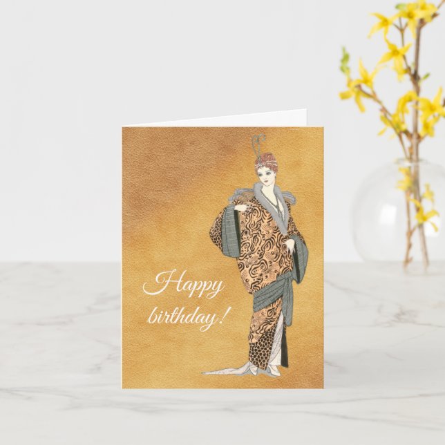 Costumes Parisiens- Manteau du soir Kort (Gul blomma)