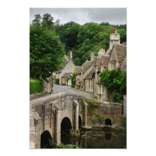 Costwments City Castle Combe-fotoavtryck Fototryck