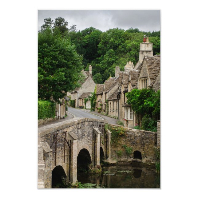 Costwments City Castle Combe-fotoavtryck Fototryck (Framsidan)