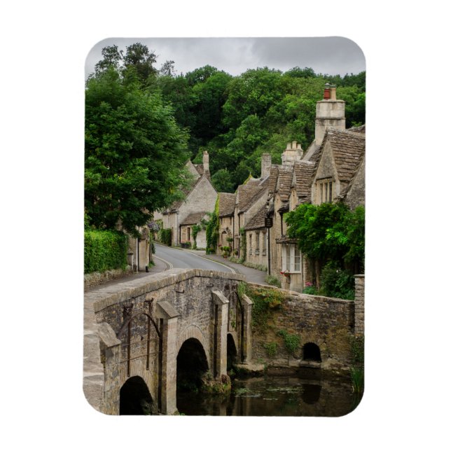 Costwments City Castle Combe lodrät magnet (Vertikal)