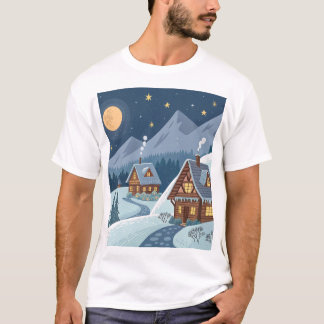 Cosy Alpine Towns T Shirt