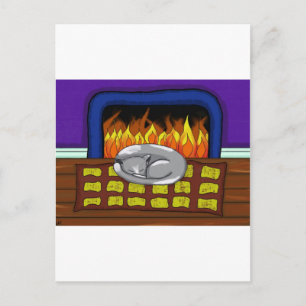 Cosy Cat.jpg Vykort