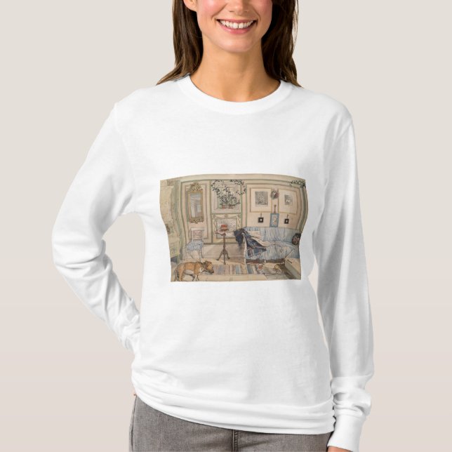 Cosy Corner (av Carl Larsson) T Shirt (Framsida)