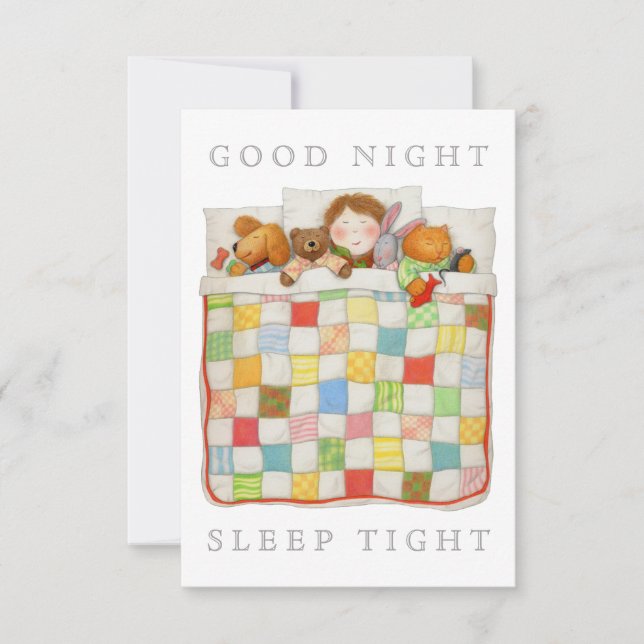 COSY QUILT 3,5x5 Blankt Kort liggande (Framsida)